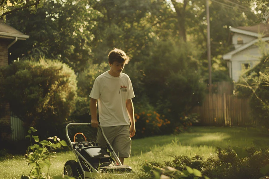 lithium battery powered lawn mowers