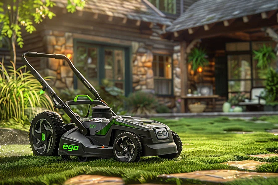 lithium battery powered lawn mowers